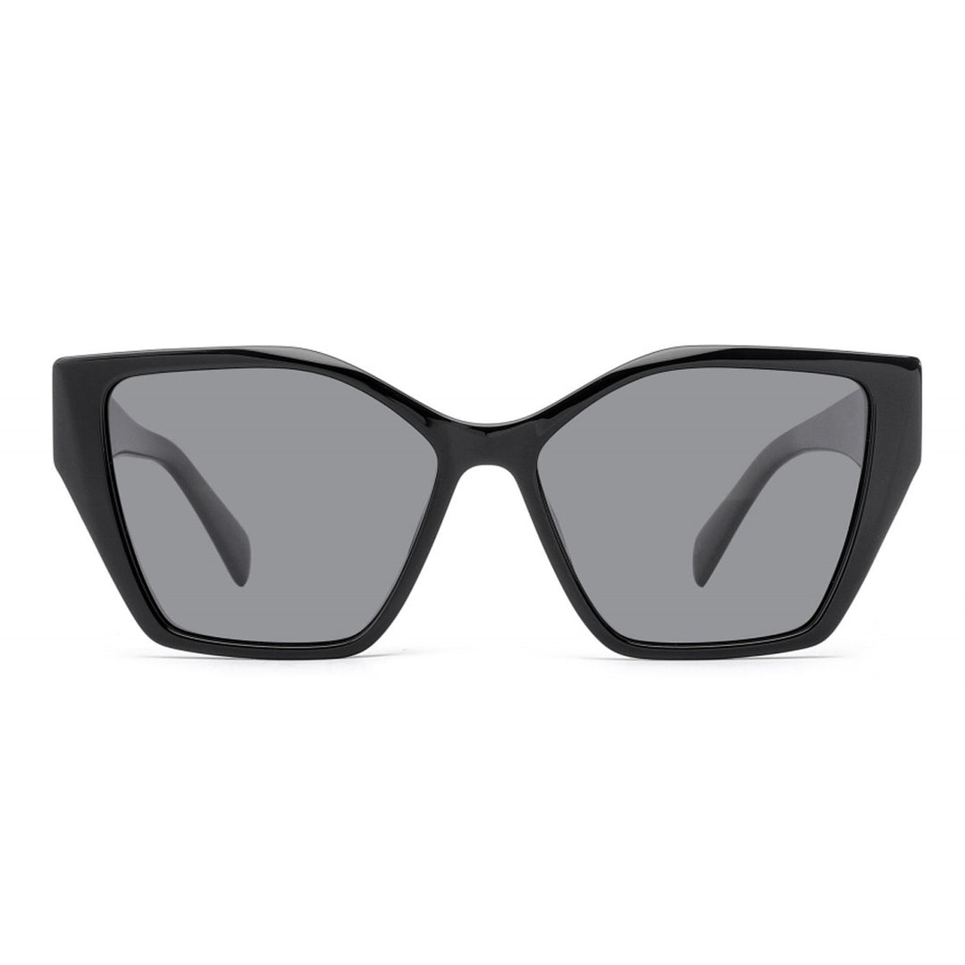 Damen Sonnenbrille im modernen, asymmetrischen Design mit polarisierenden Gläsern Karnz