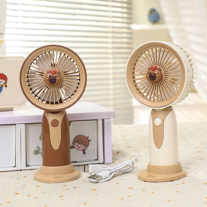 Damen Tragbarer Handventilator im kreativen Tierdesign Karnz