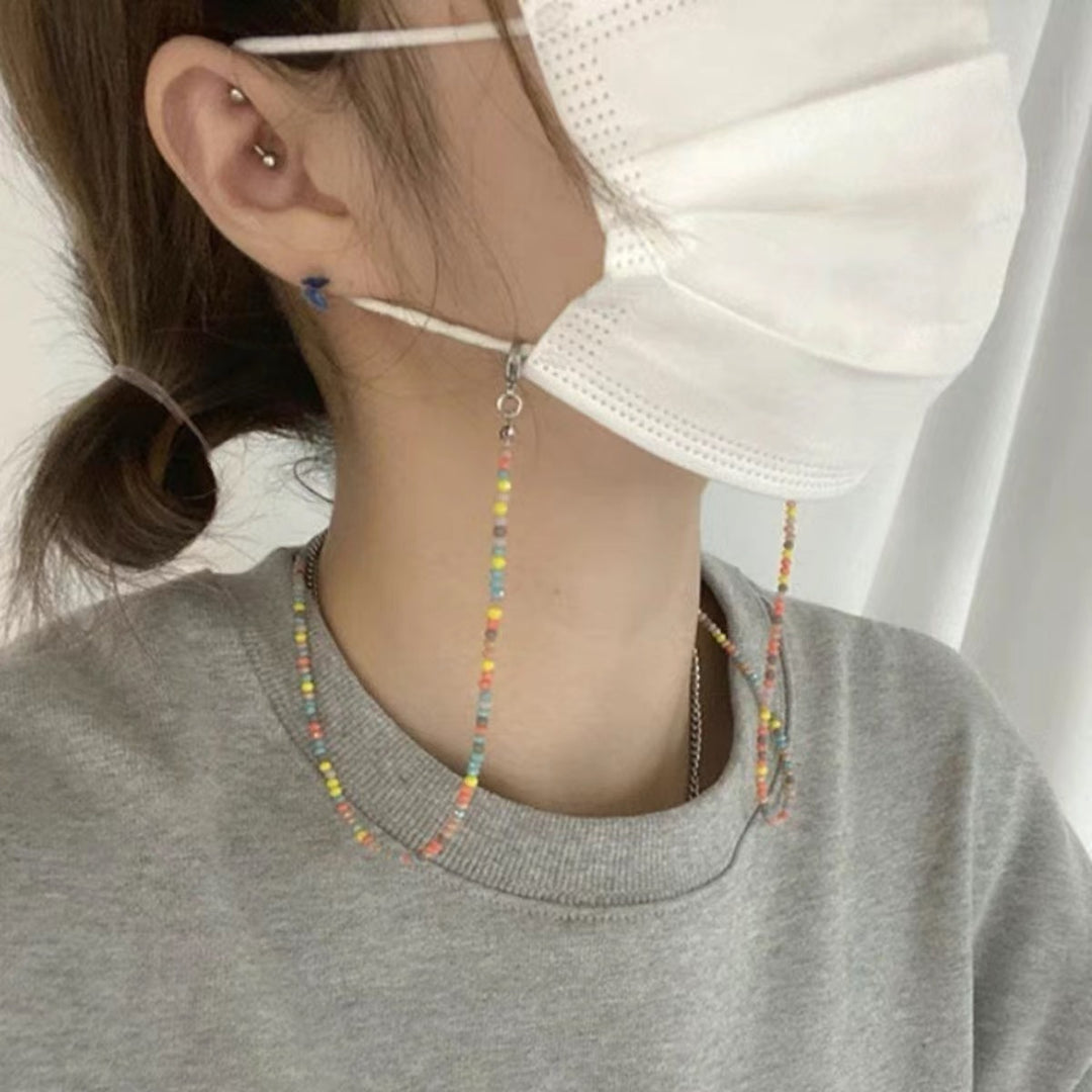 Bunte Perlen-Brillenhalterkette Karnz