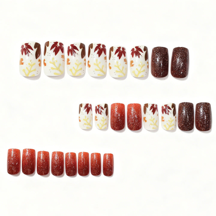 Herbstinspiriertes Nagelkunstset Karnz