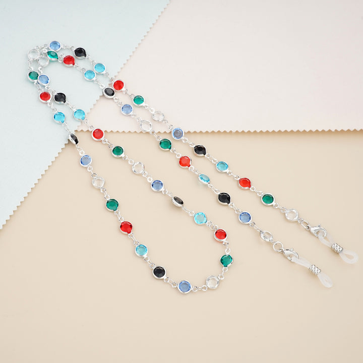 Edelstein-betonte Brillenband Karnz