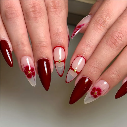 Elegantes Stiletto Drucknagel-Design Karnz