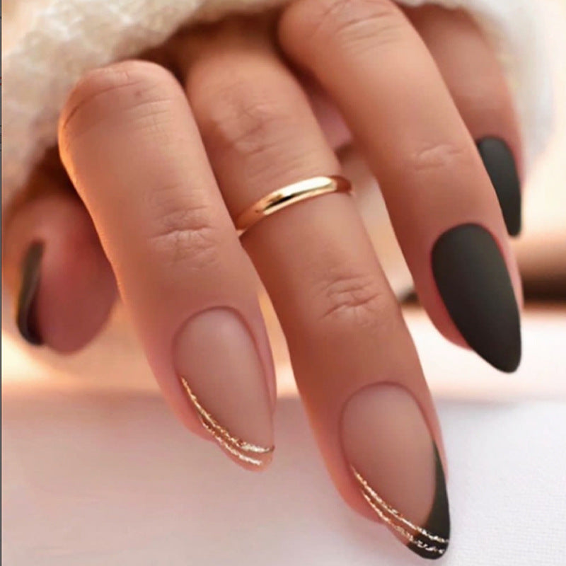 Elegantes French Tip Press-On Nail Set Karnz