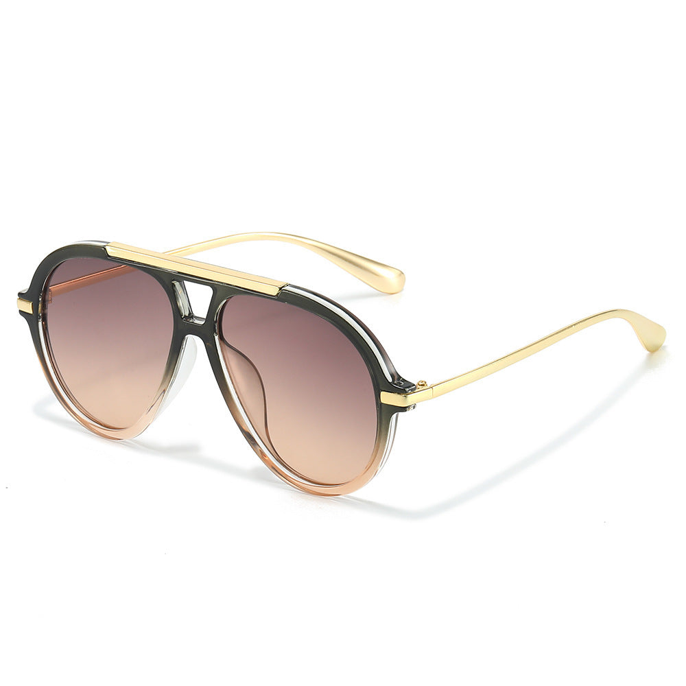 Moderne Futuristische Runde Sonnenbrillen Karnz
