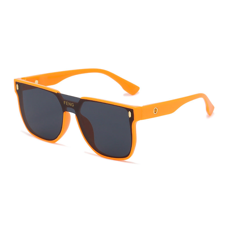 Damen modische Sonnenbrille im trendigen, geometrischen Design Karnz