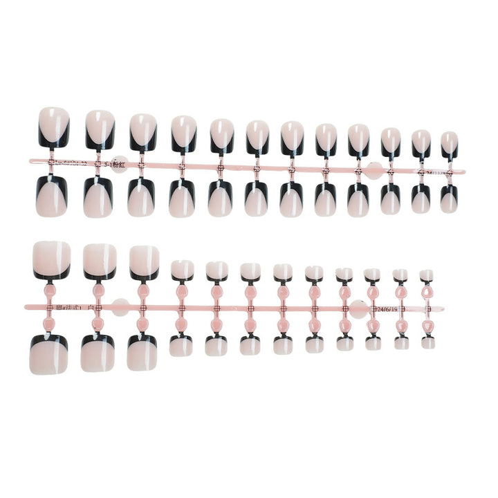Elegantes Aufklebenägel-Set mit einzigartigem Ombre-Design Karnz