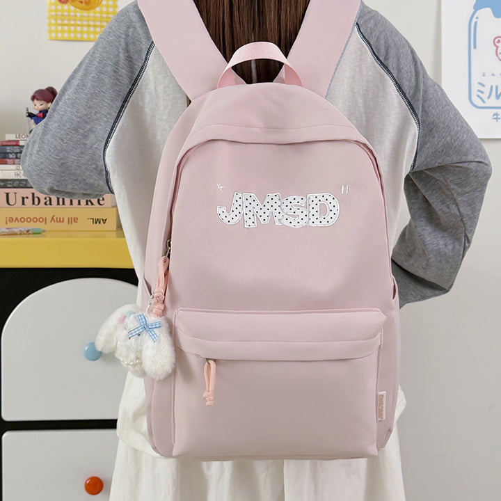 Trendy lässiger Tagesrucksack mit süßem Charakterakzent Karnz