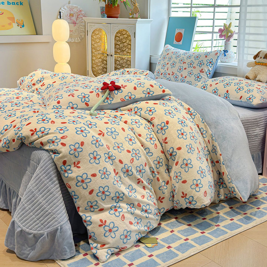 Cartoon Themed Cozy Bettwaren Set
