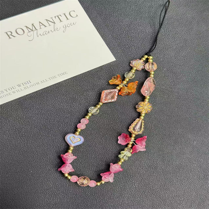 Blumenkette mit Perlen Karnz
