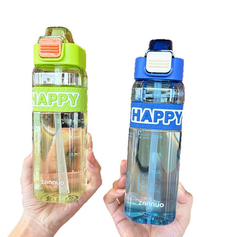 Damen Auslaufsichere Trinkflasche mit integrierter Messskala und sicherem Deckel Karnz