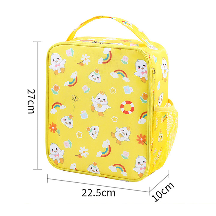 Niedliche Charakter isolierte Lunch Tasche