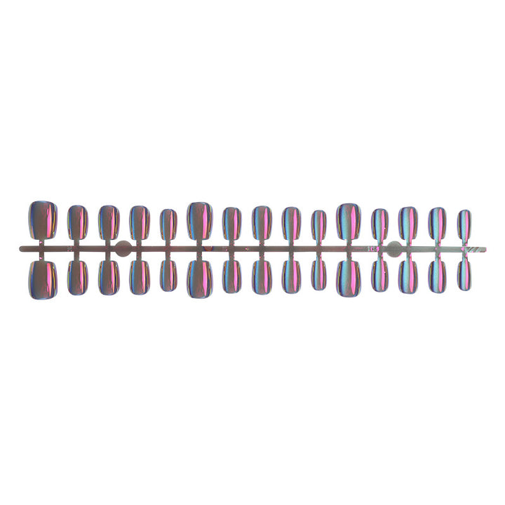 Iridescent Press-On Nagelkunst Set