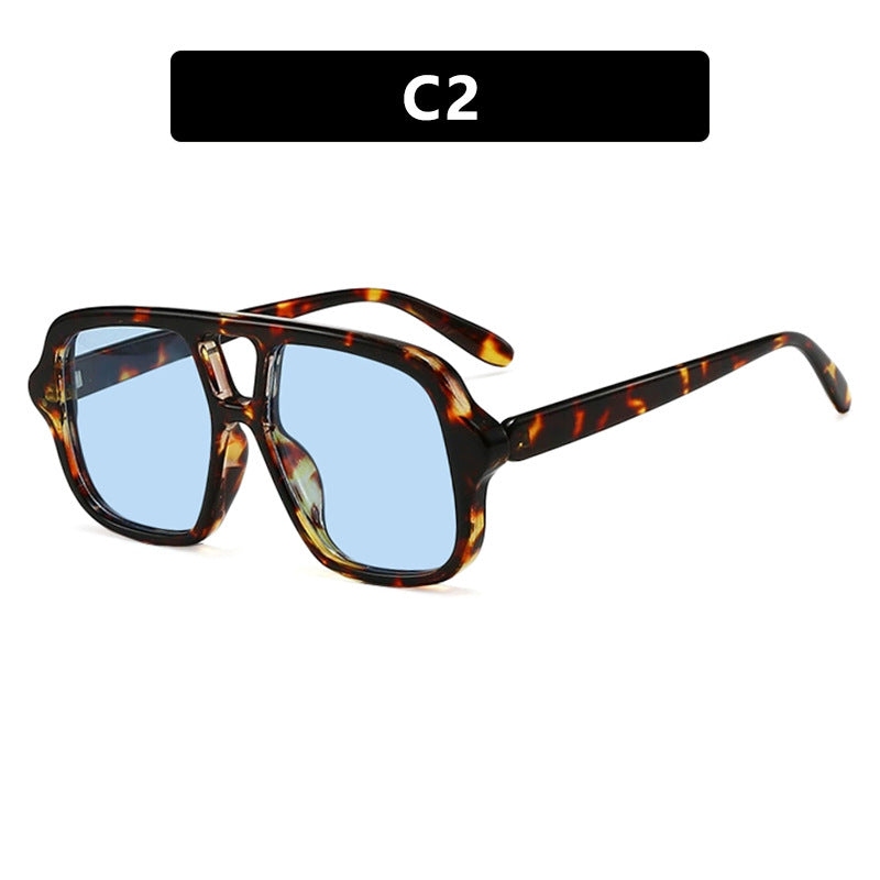 Damen stilvolle oversized Sonnenbrille im schlichten Design Karnz