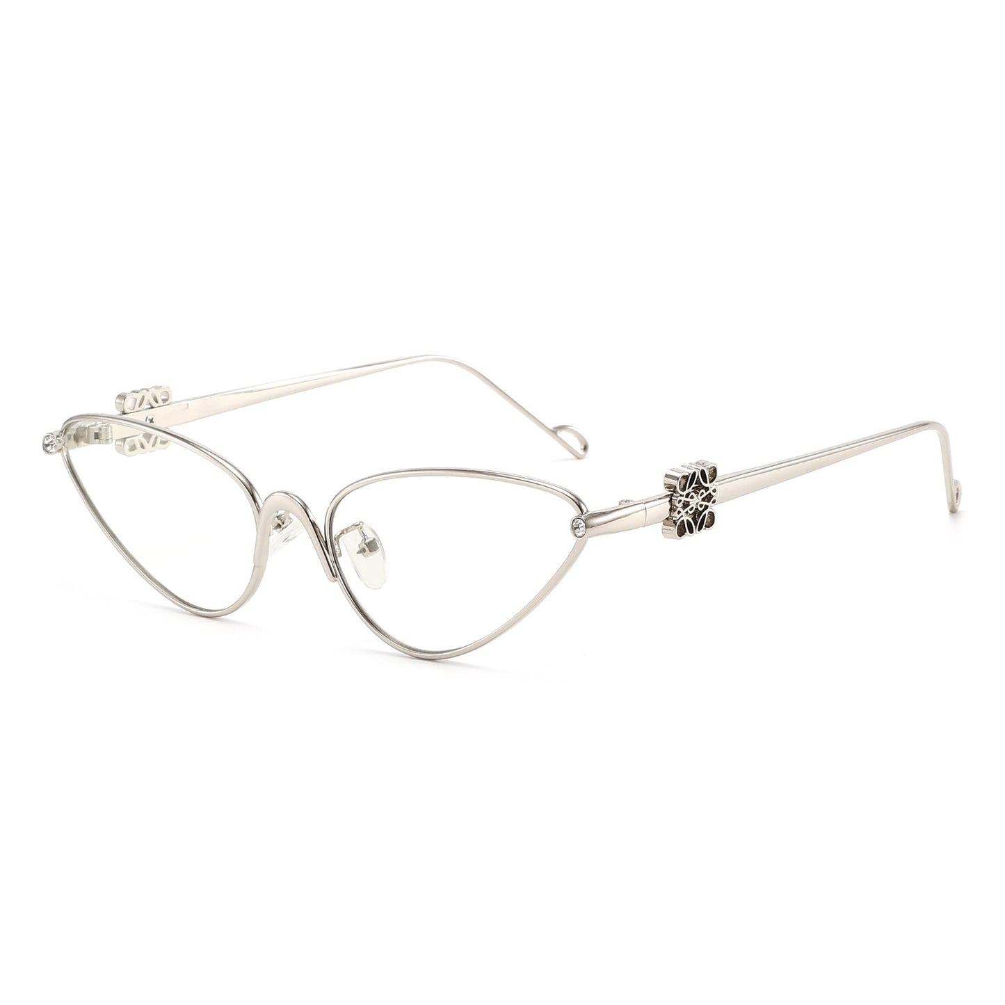 Damen Cat-Eye Sonnenbrille mit eleganten Akzenten und UV-Schutz Karnz
