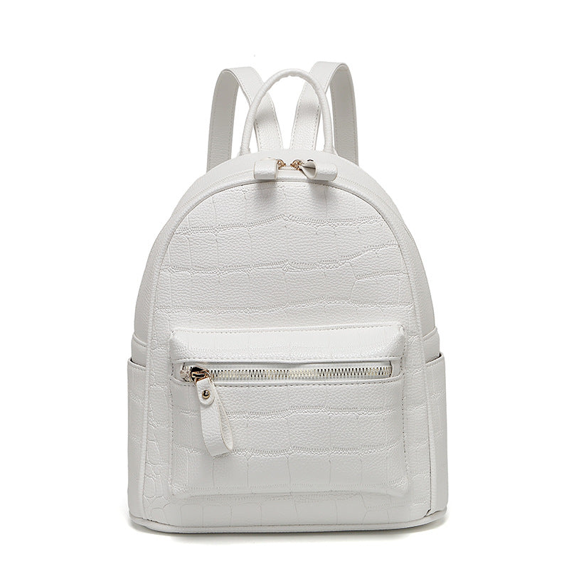 Krokodil-Prägung Mini Chic Rucksack Karnz