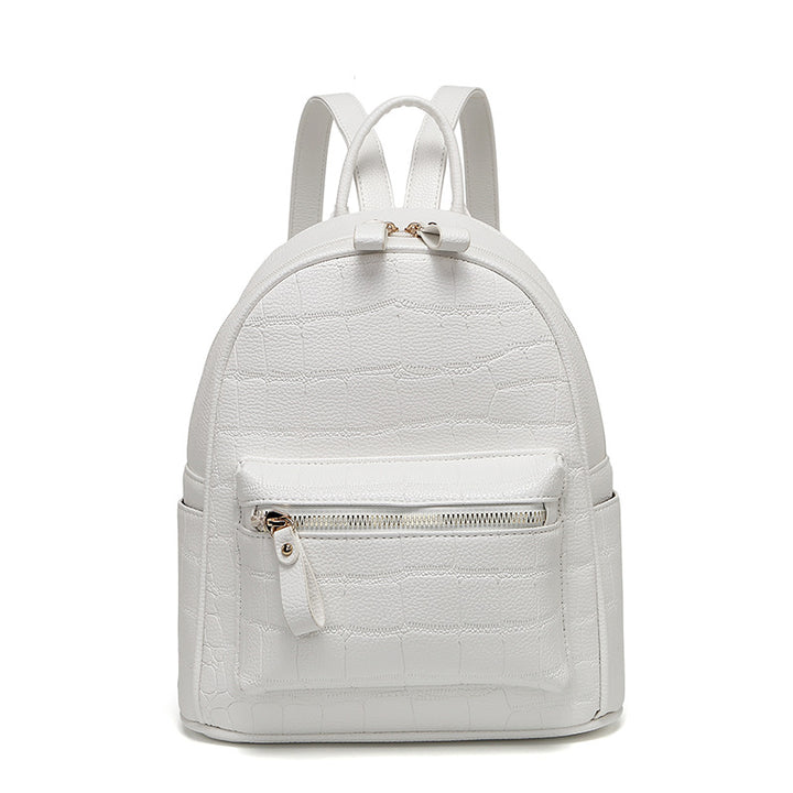 Krokodil-Prägung Mini Chic Rucksack Karnz