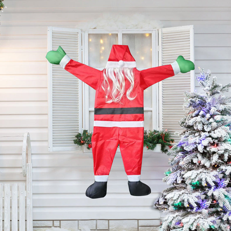 Aufblasbare Weihnachtsmannkostüm