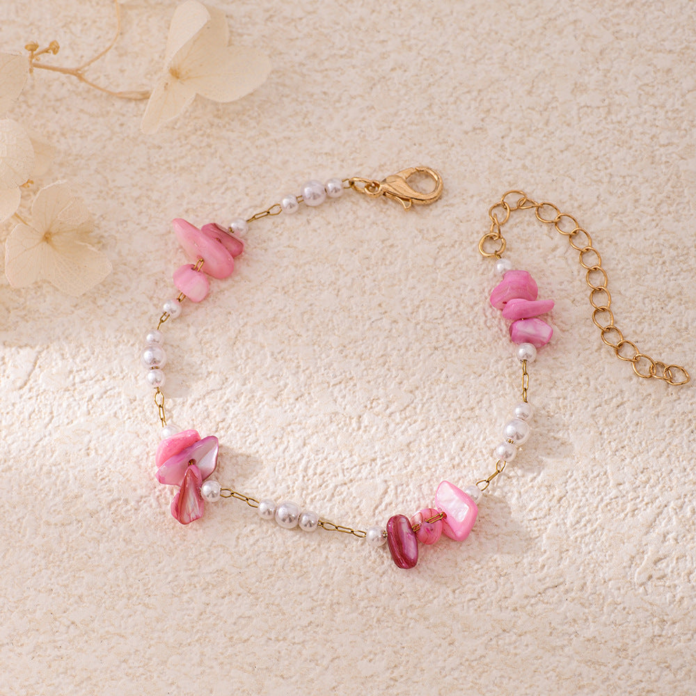 Chic Perlen- und Edelsteinarmband Karnz