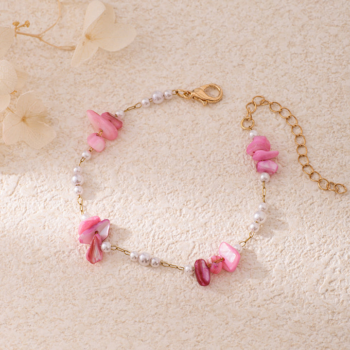 Chic Perlen- und Edelsteinarmband Karnz