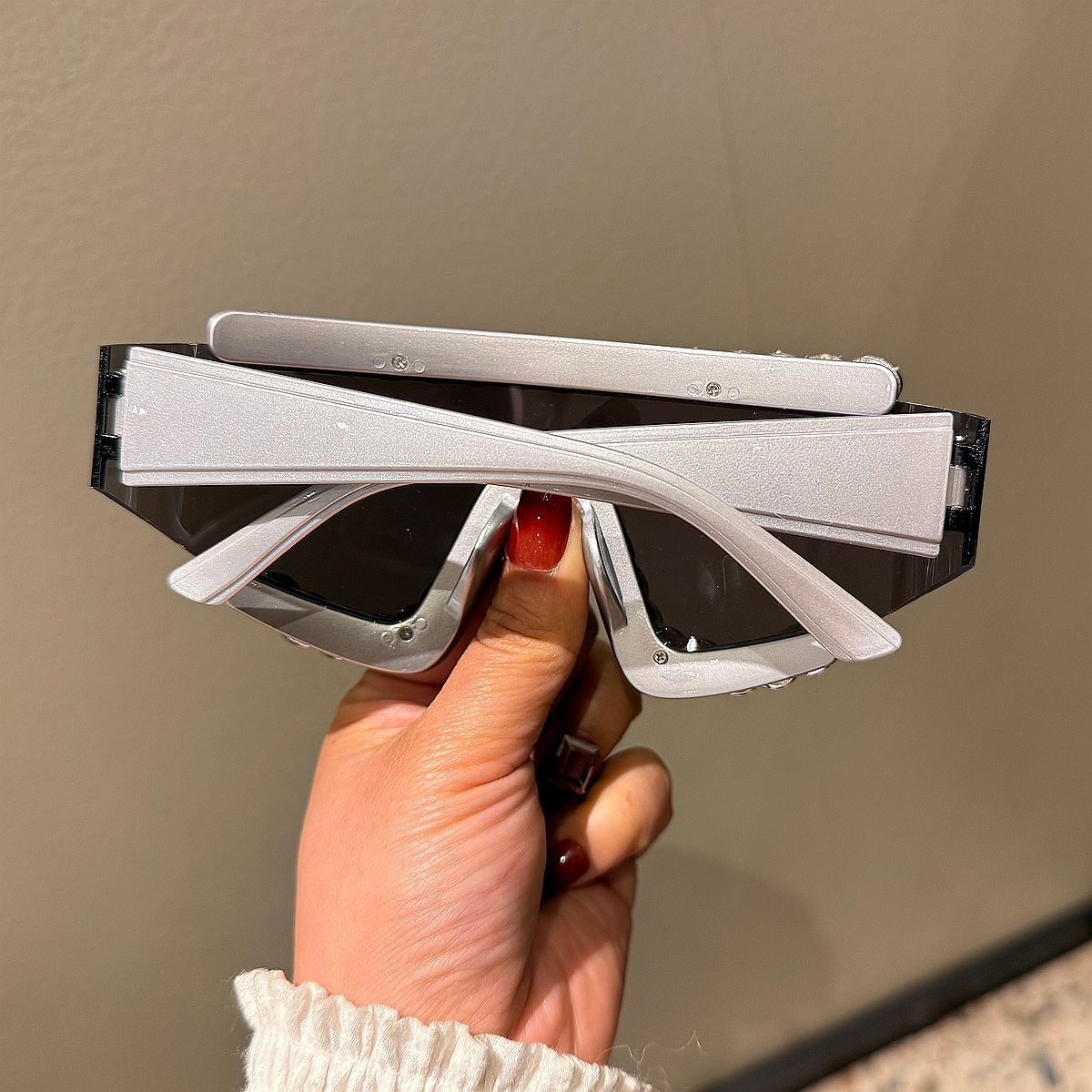 Damen Fashion-Schutzbrille mit glamourösen Kristallverzierungen Karnz