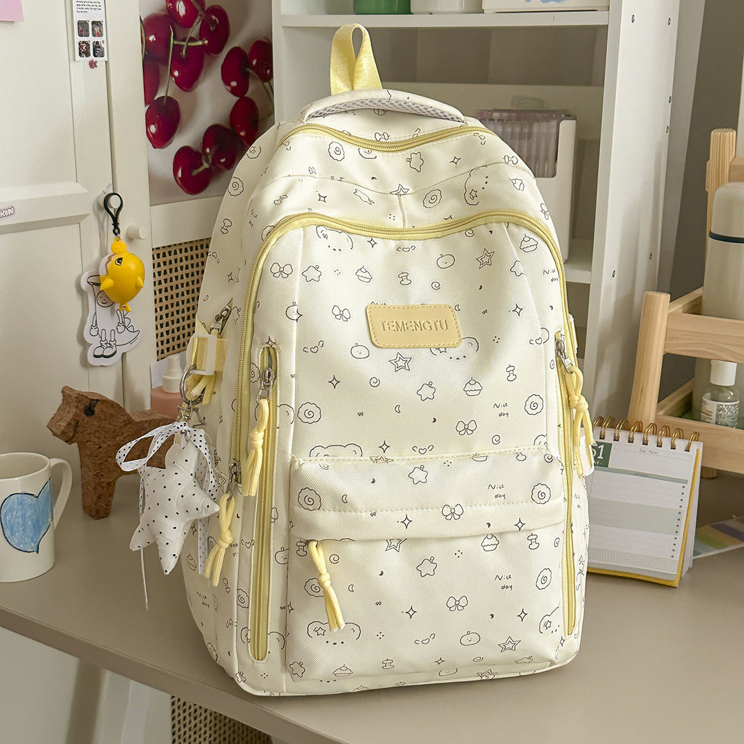 Verspielter Illustrierter Rucksack Karnz