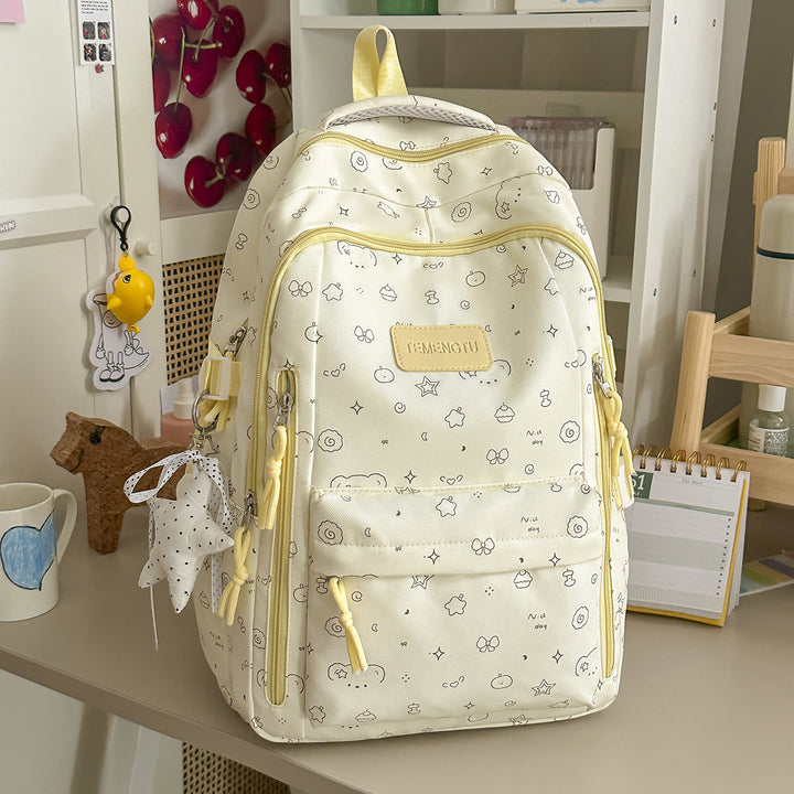 Verspielter Illustrierter Rucksack Karnz