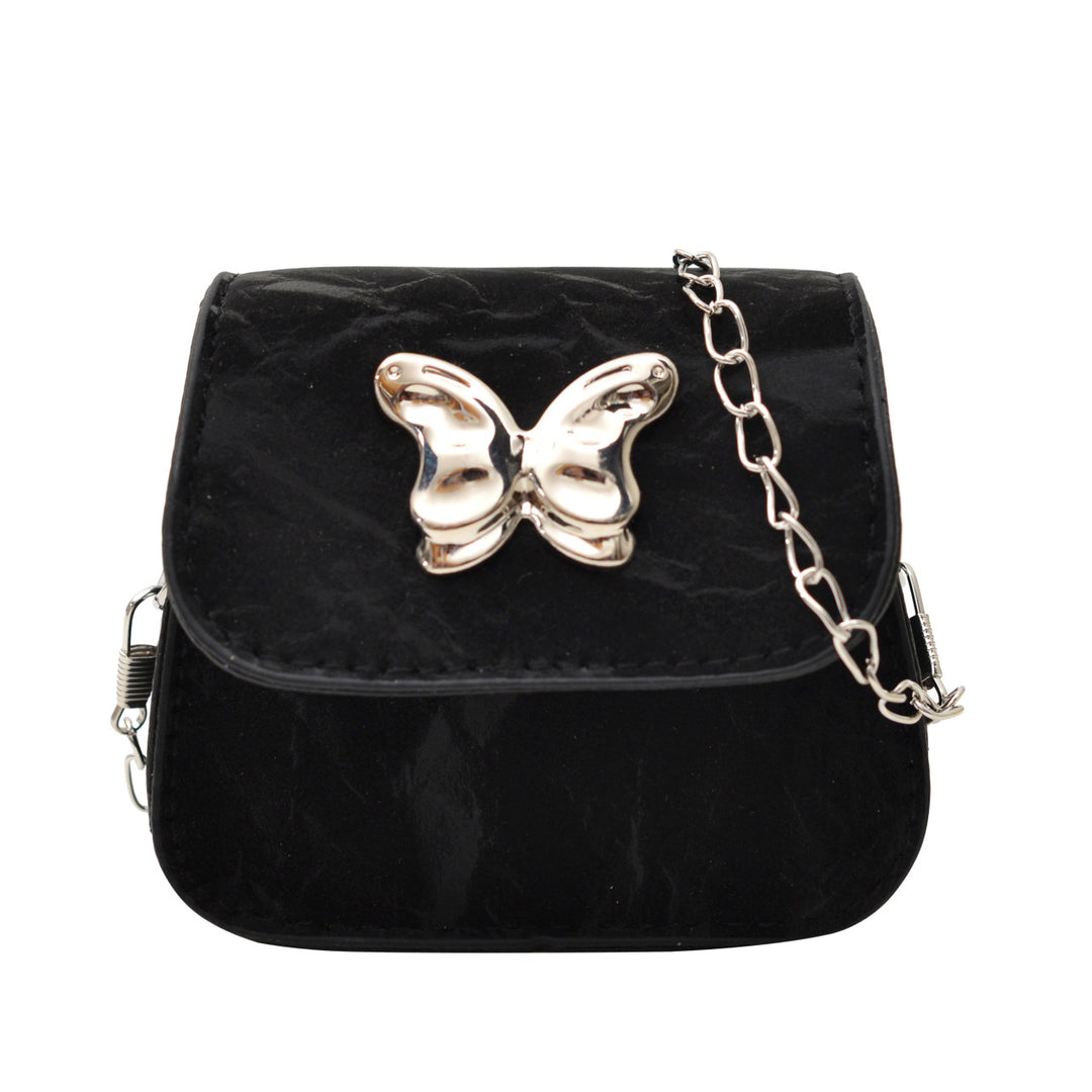 WoStylish Schmetterlingsverschluss Mini-Handtasche Karnz