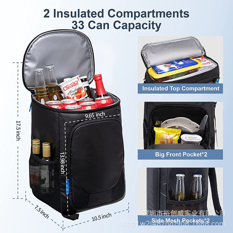Isolierte Lebensmittel-Liefer-Rucksack Karnz 1789745939