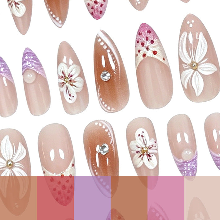 Floral 3D Nagelkunst Verbesserungen Karnz 1789915327