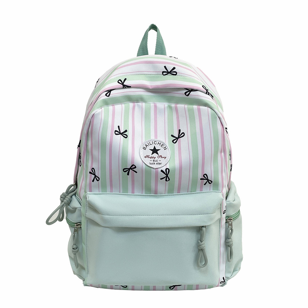 Moderner gestreifter Rucksack