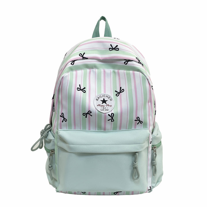 Moderner gestreifter Rucksack