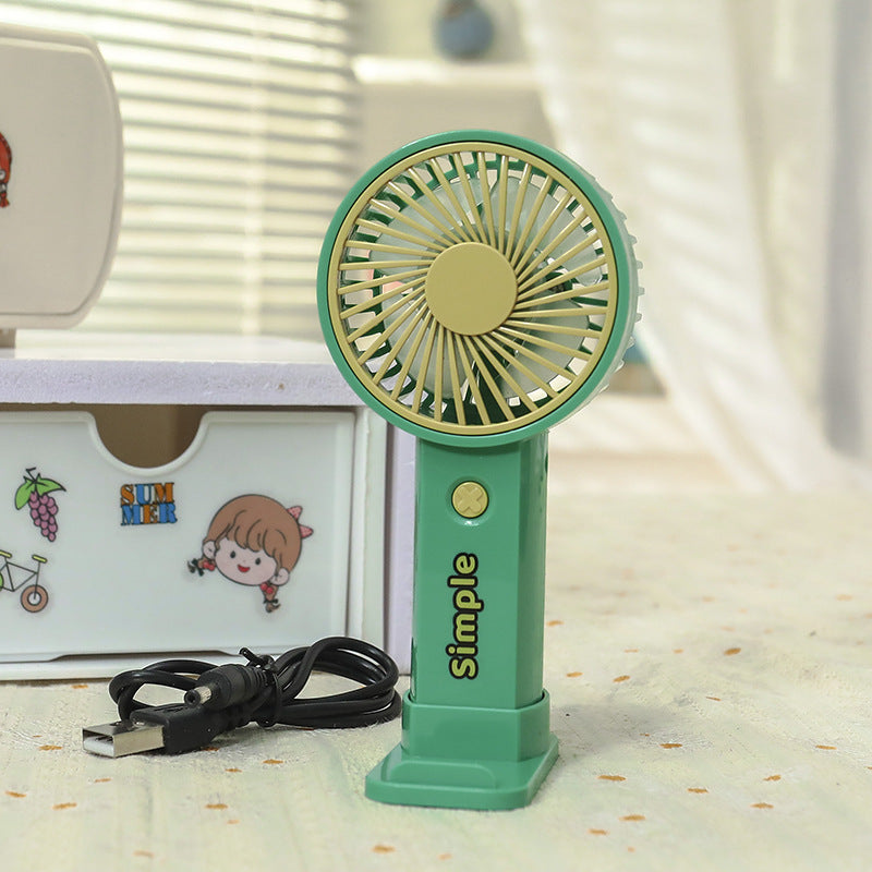 Damen Tragbarer Handventilator mit wiederaufladbarem USB-Anschluss und leichtgewichtiger Bauweise Karnz