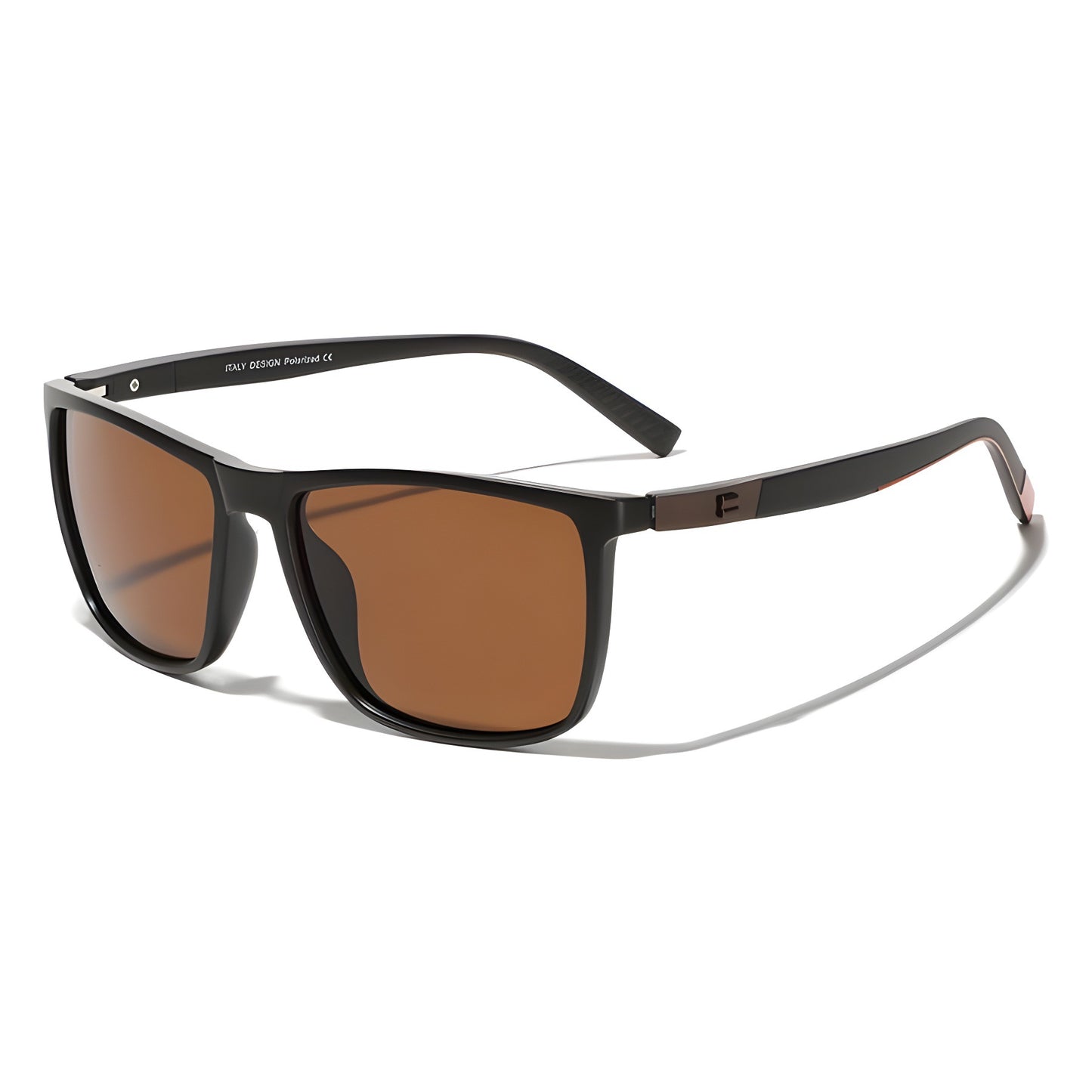 Damen sportliche Sonnenbrille mit polarisierenden Gläsern und flexiblem Gestell Karnz
