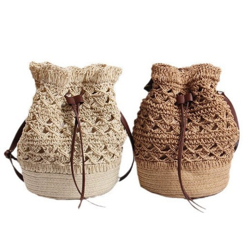 Damen Elegante Handgepaßte Makramee-Tasche Karnz