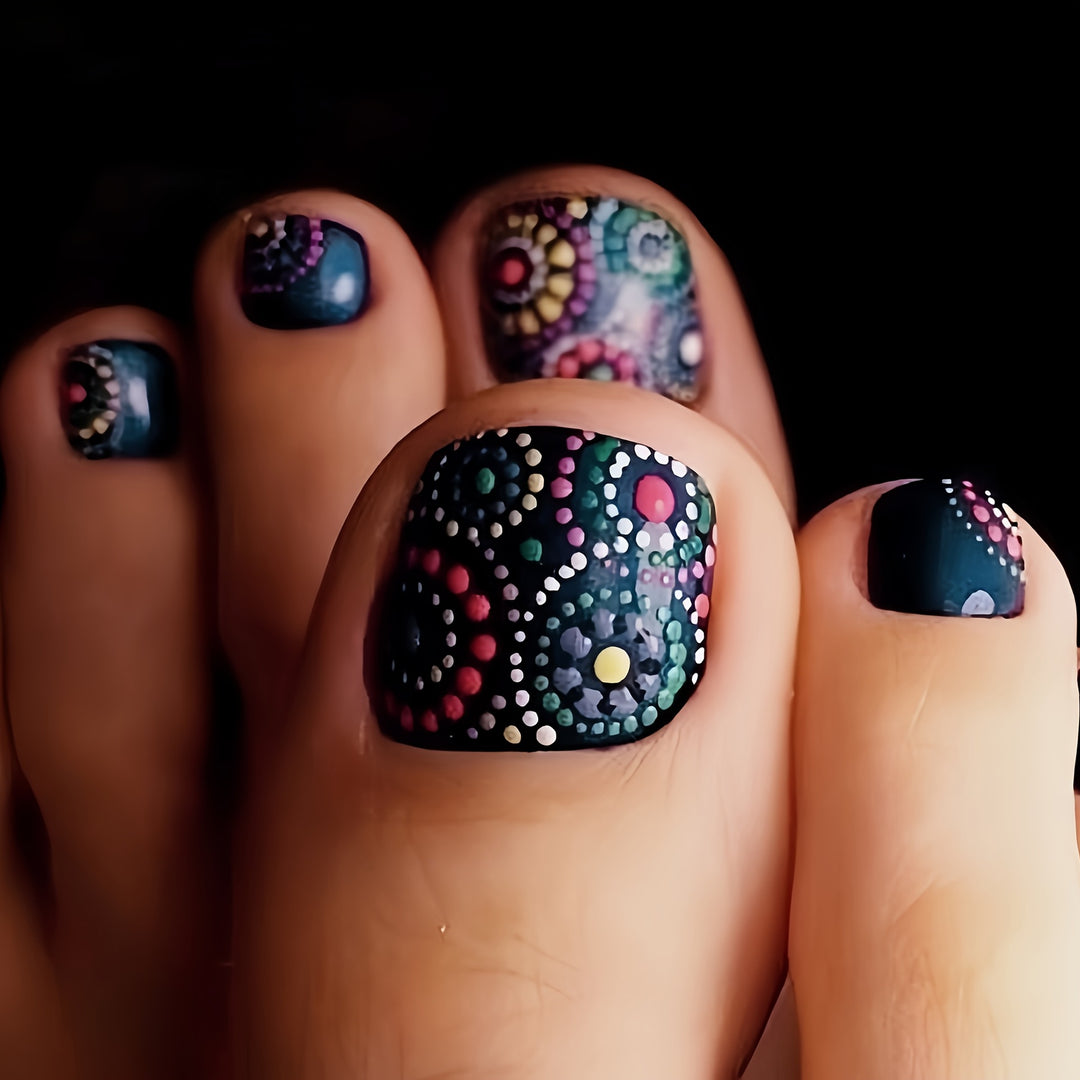 Elegante Fußnagelkunst Karnz