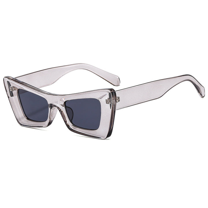 Damen trendige Sonnenbrille mit kantigem Design Karnz