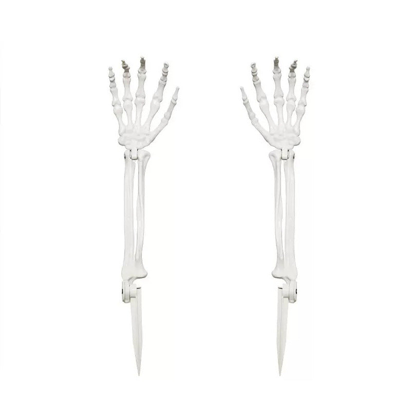 Gruselige Skelettgartenstecker