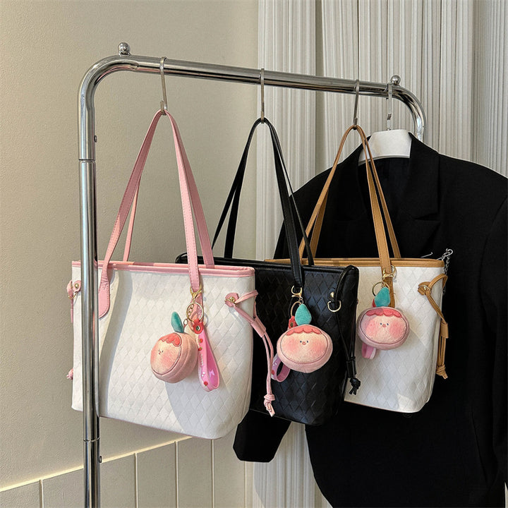 Gepolsterte Muster Handtasche Karnz