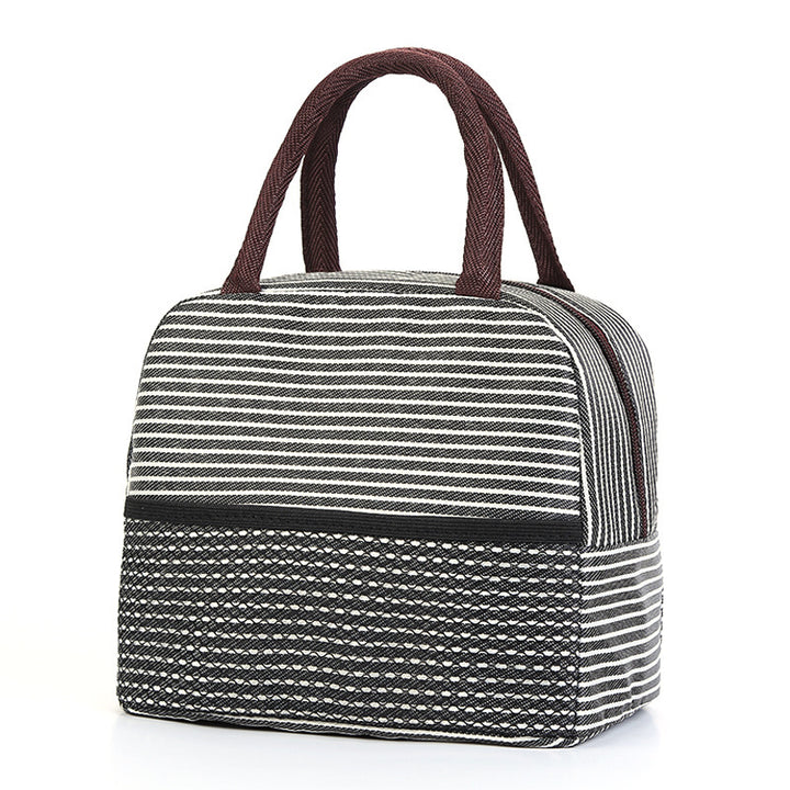 Isolierte gestreifte Lunch-Tasche Karnz