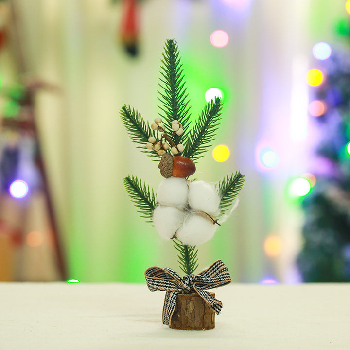 Dekorative Mini Weihnachten Tannenbaum Karnz