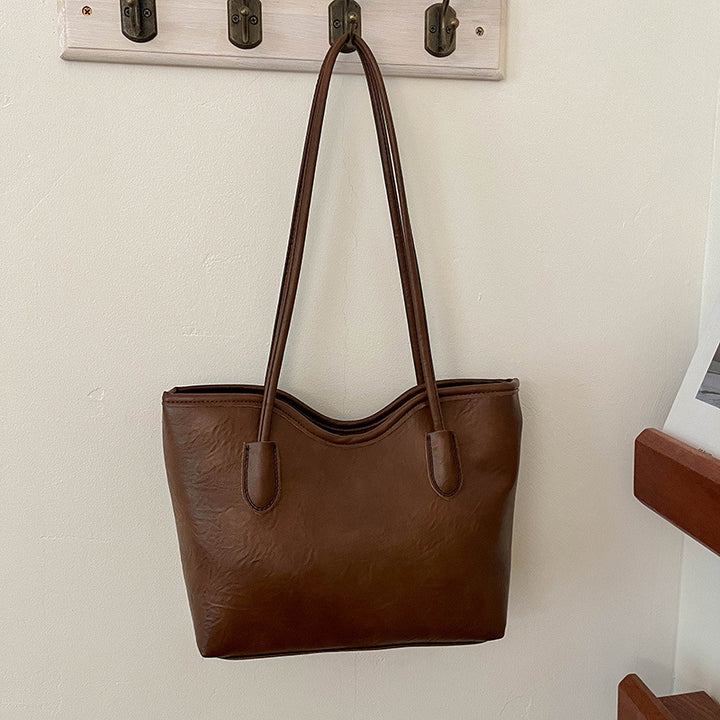 Klassische Leder Tragetasche