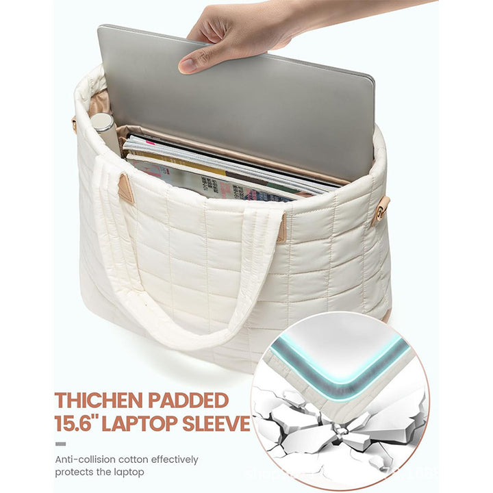 Stilvolle Designer-Tasche mit Abnehmbarer Kosmetiktasche Karnz