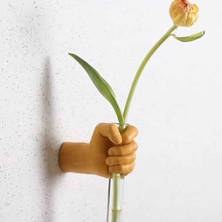 Künstlerischer Wandmontierter Blumenhalter
