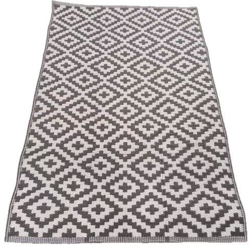 Damen Eleganter dekorativer Teppich mit geometrischem Muster Karnz