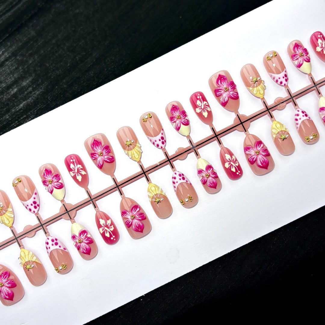 Blumen Design Press-On Nagel Set