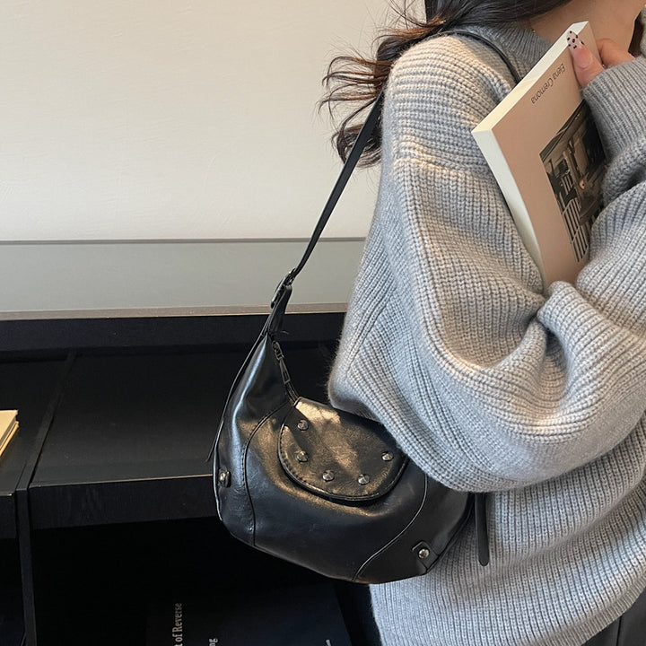 Stylische Leder Hobo Tasche Karnz