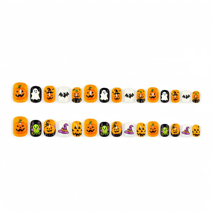Halloween Nagelset mit Schaurigen Motiven Karnz