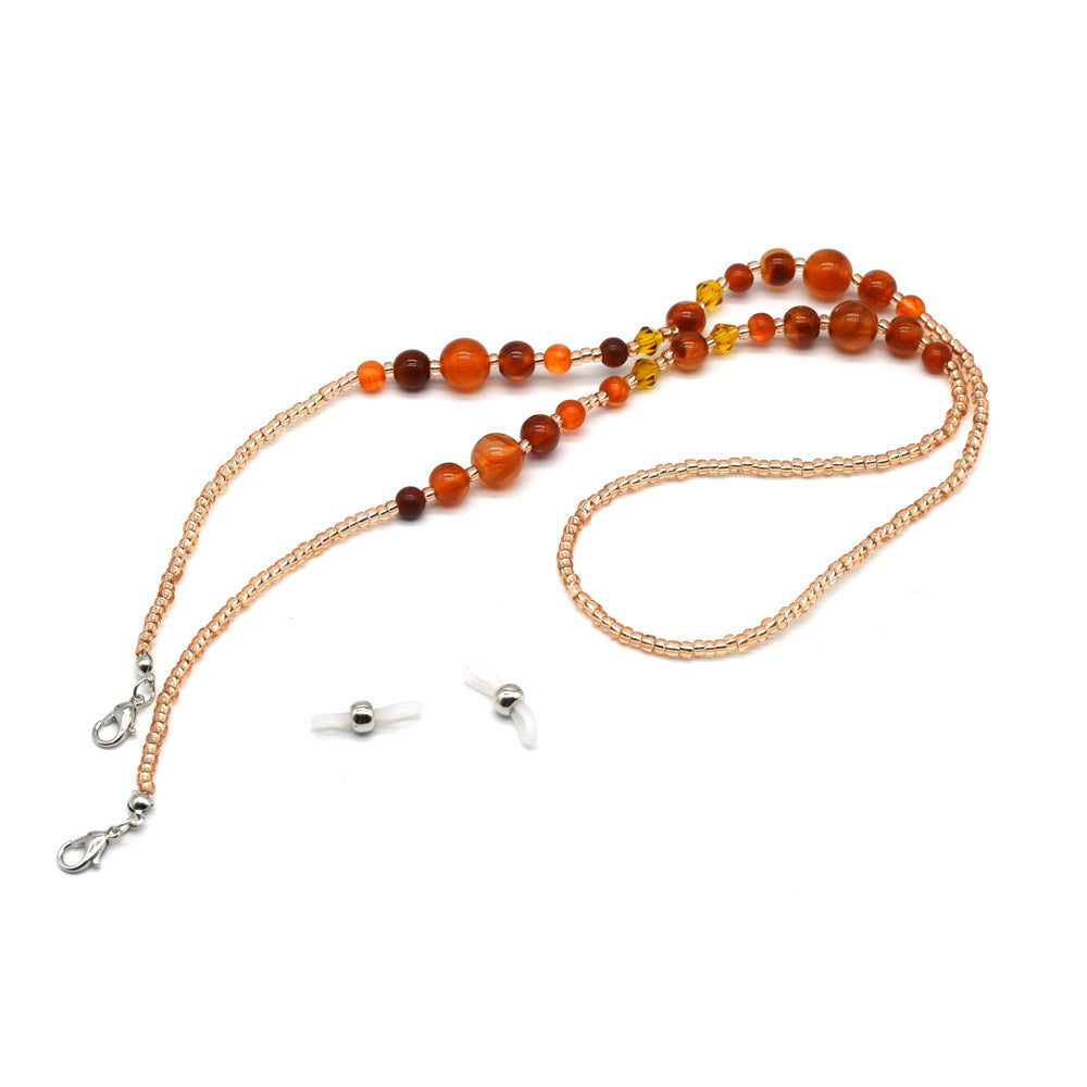 Handgefertigte Perlen Brillenband Kette Karnz