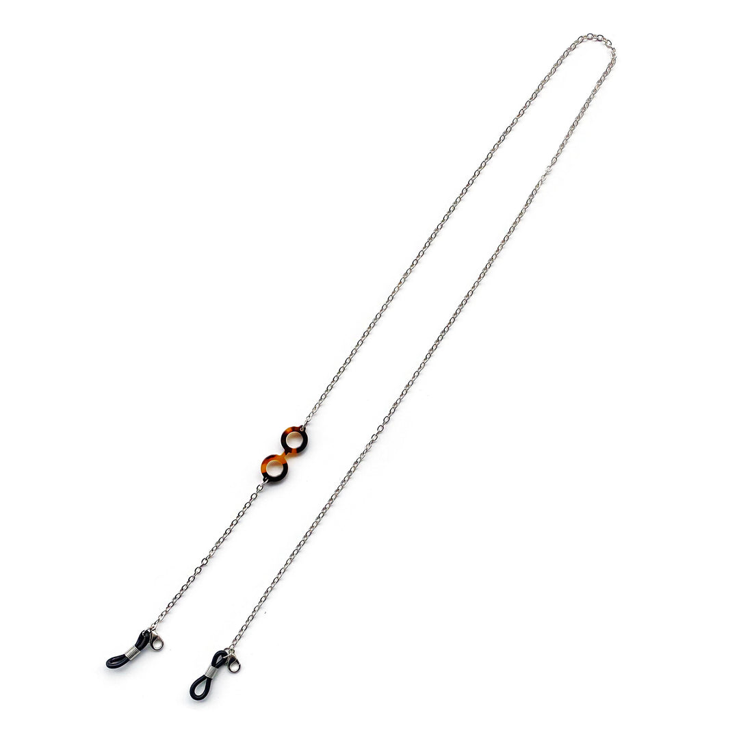 Elegante Brillen Kette mit dekorativen Gliedern Karnz