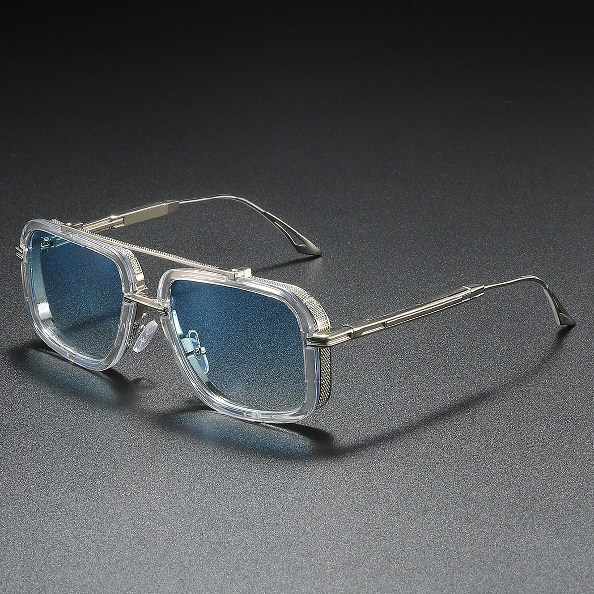 Damen Sonnenbrille mit luxuriösem Metallrahmen und stylischen Details Karnz